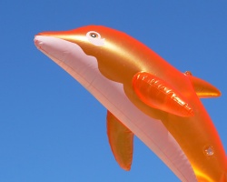 Inflatable dolphin