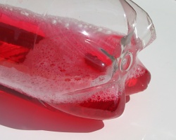 Bottom of pop bottle