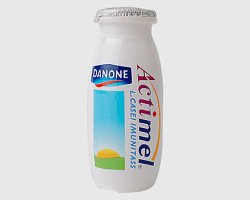 Yogurt drinks bottle