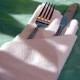 How can I reuse or recycle yellowing napkins?