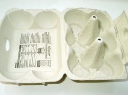 How can I reuse or recycle egg boxes?