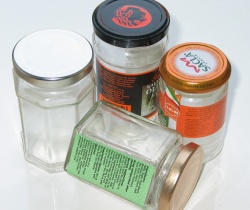 How can I reuse or recycle old jars?