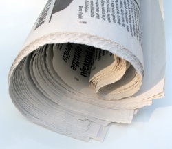 How can I reuse or recycle newspapers?