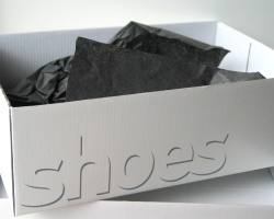 A shoe box