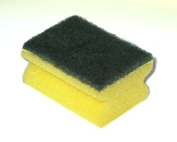 How can I reuse or recycle … sponge cleaner things?