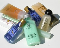 How can I reuse or recycle hotel shampoo bottles?