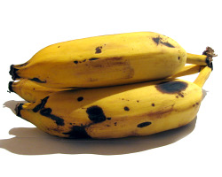 How can I reuse or recycle very brown bananas?