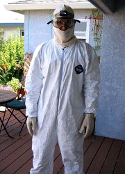 Tyvek overalls