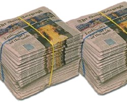 Newspaper bundle