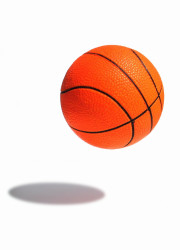 How can I reuse or recycle a broken basketball?