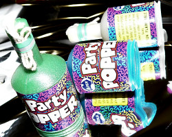 How can I reuse or recycle party poppers?