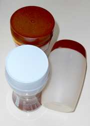 plastic screwtop jar