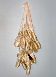 How can I reuse or recycle ballet shoes and pointe shoes?