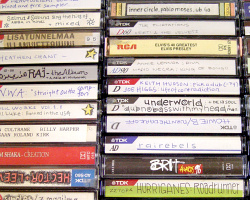 How can I reuse or recycle cassette tape cases?