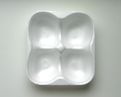 How can I reuse or recycle … shaped foam fruit trays?