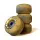 How can I reuse or recycle skateboard wheels?
