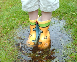 leaky wellies