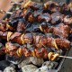 How can I reuse or recycle overcooked barbeque meat?