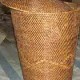 How can I reuse or recycle a wicker washing basket?