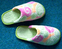 recycled slippers