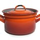 How can I reuse or recycle an old cast iron casserole dish/pan?